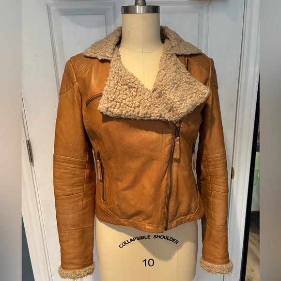 DANIER Leather Jacket Size XS - Picture 1 of 13